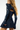 contemporary pleated skort crafted from dark upcycled denim
